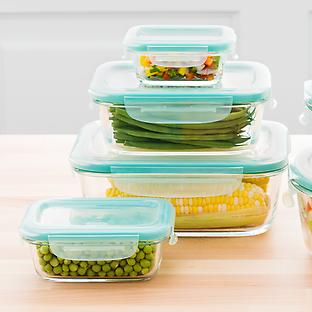 21pk Clear Plastic Airtight Food Storage Containers Set with Lids