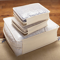 Natural Cotton PEVA Storage Bags The Container Store