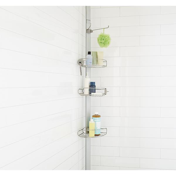 Stainless Steel Tension Pole Shower Caddy