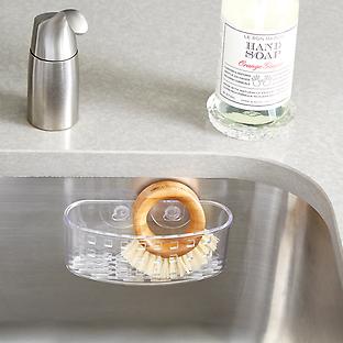 Wevapers Kitchen Sponge Holder Dish Brush Holder Slim Sink Organization/ Drain