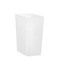 2.4 gal. Small Clear Rectangular Trash Can