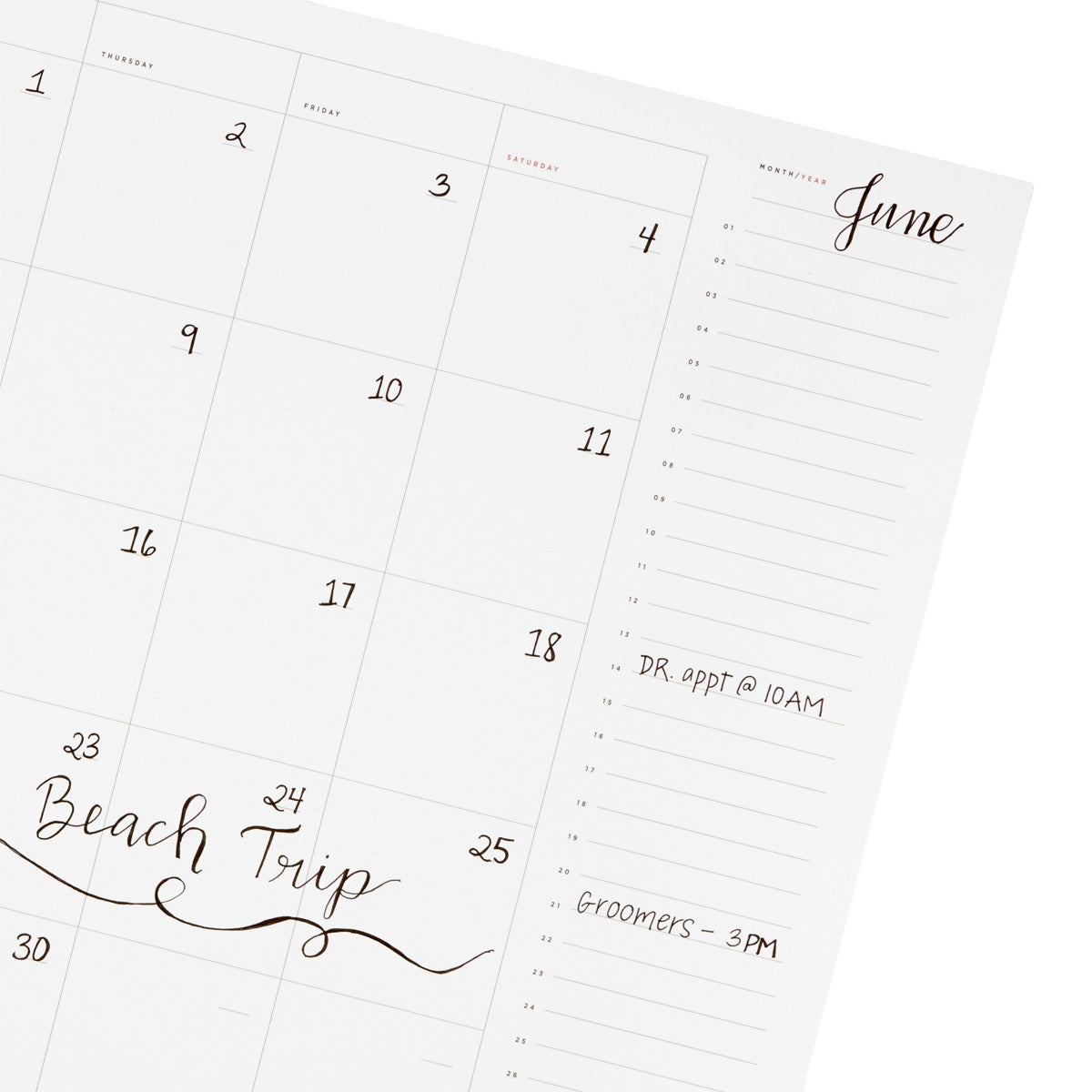 Removed MTMD- Desktop Monthly Calendar Sheets