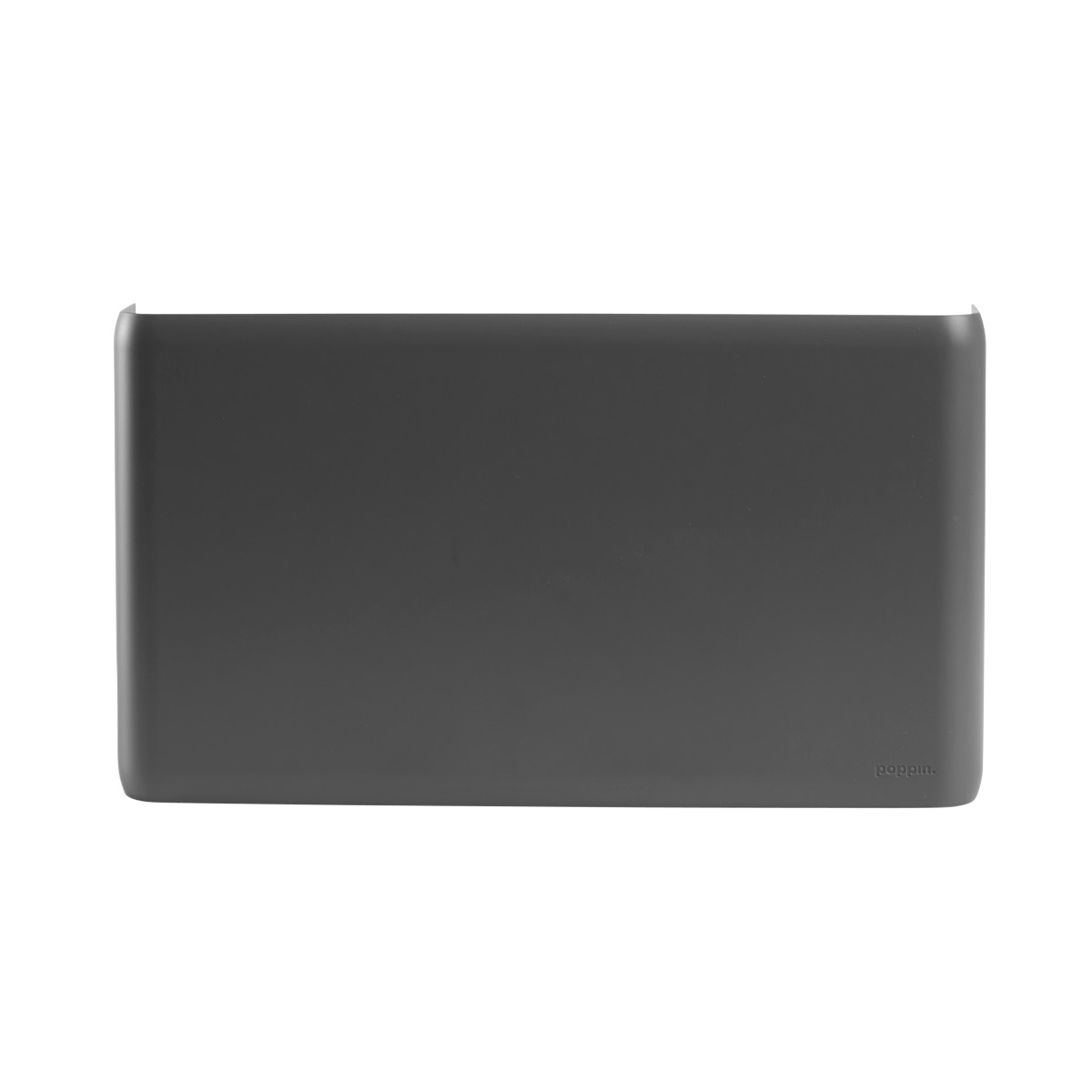 Poppin Magnetic Wall File Pocket Dark Grey