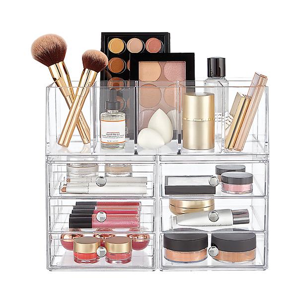 iDesign Clarity Makeup & Skincare Storage Starter Kit