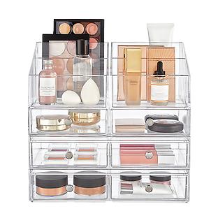 iDesign Clarity Large Makeup & Skincare Storage Starter Kit