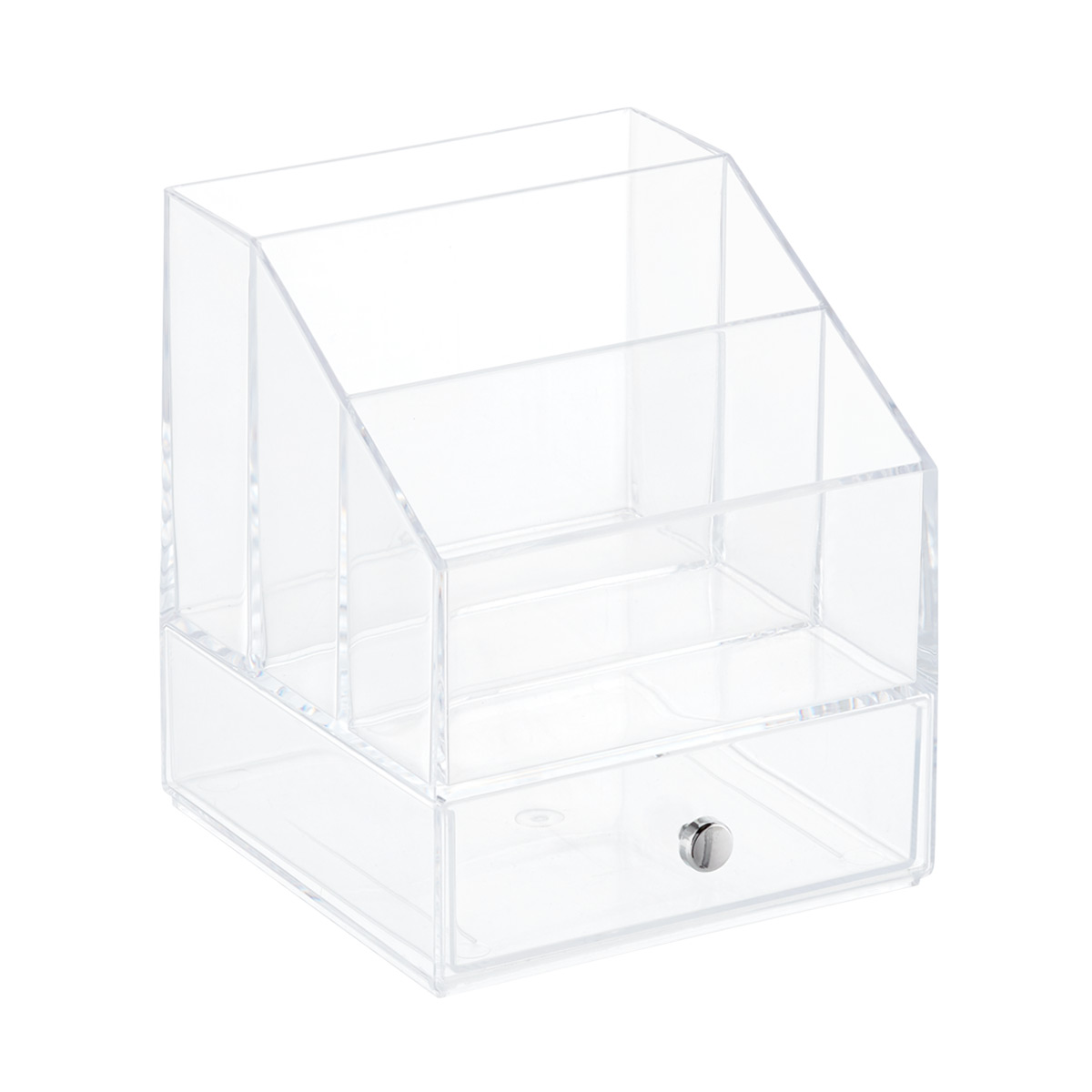 iDESIGN Clarity 1-Drawer Stacking Cosmetic Organizer Clear