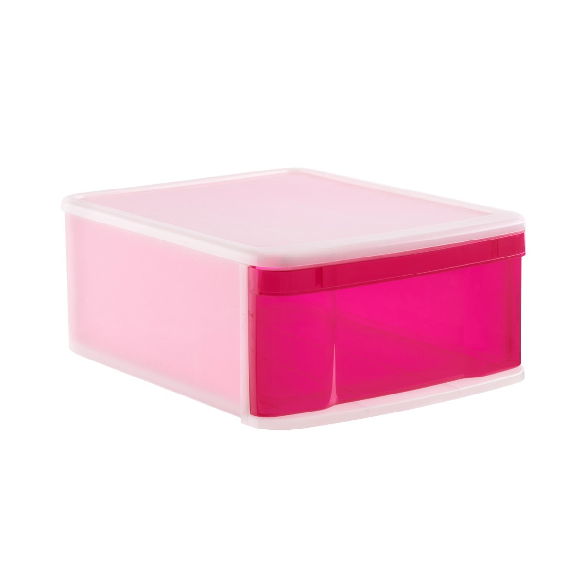 Iris Large Tint Stacking Drawer Fuchsia