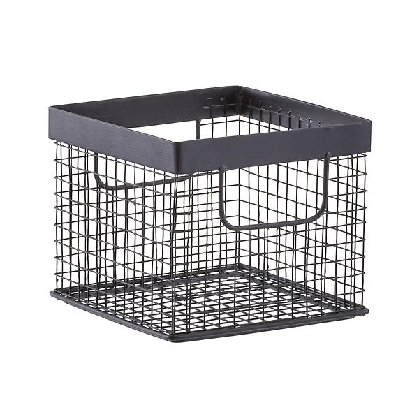 Container Store Metal Wire Organizational Storage, 90% Off