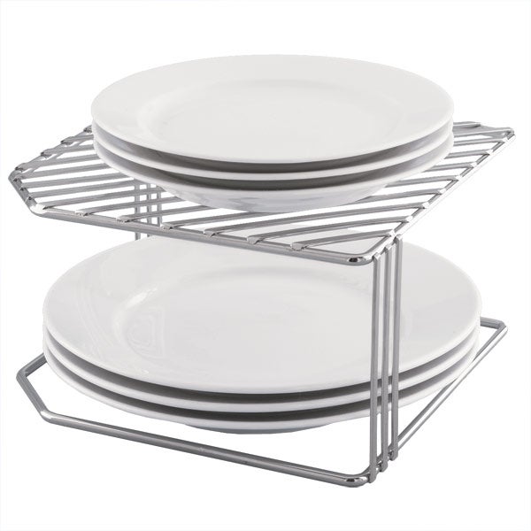 Single Chrome Corner Shelf