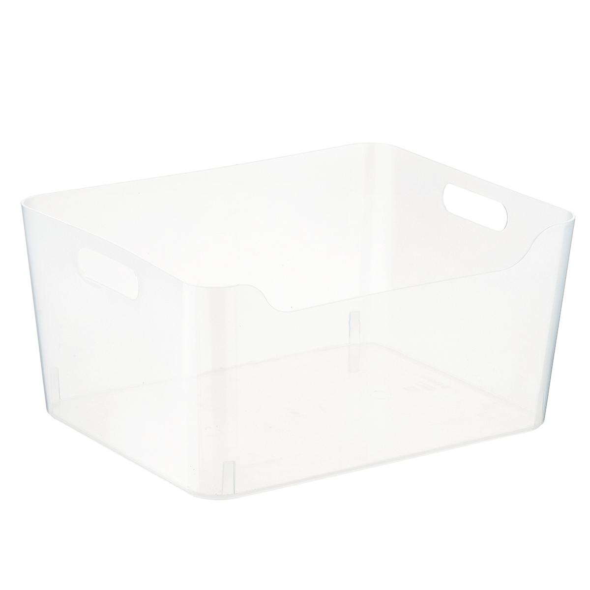 Clear Plastic Storage Bins with Handles The Container Store