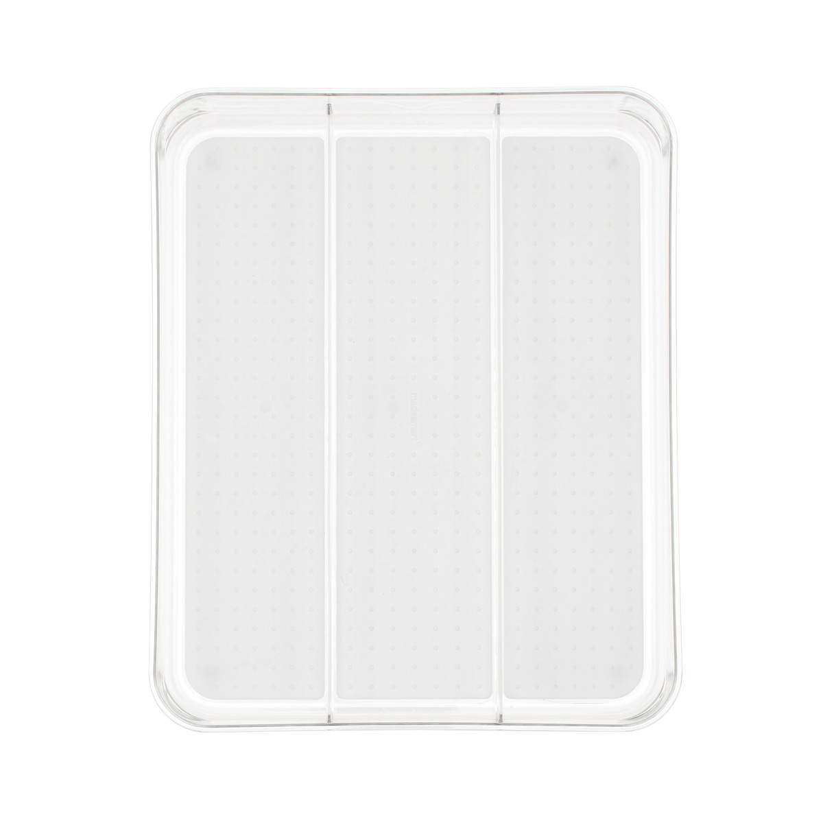 madesmart Large Utensil Tray Clear/White