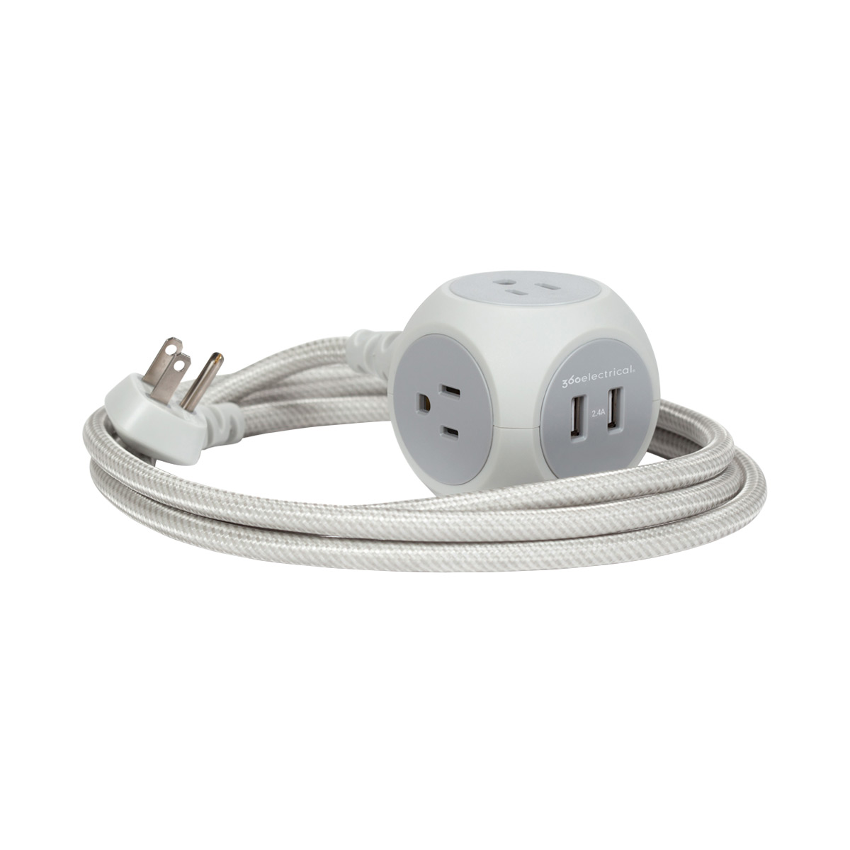 USB Combo Pack Blue 360 Electrical Habitat Extension Cord