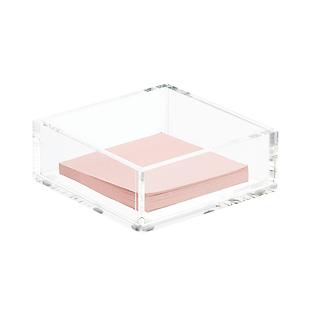 FixtureDisplays® Flat Top Plexiglass Acrylic Container with Lid - 12x6  100884