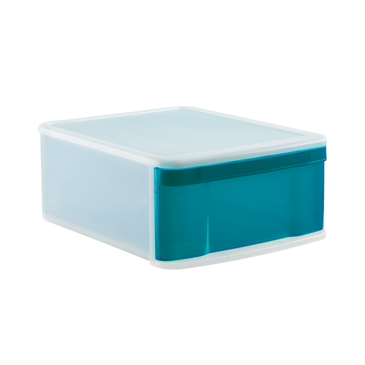 Iris Large Tint Stacking Drawer Peacock