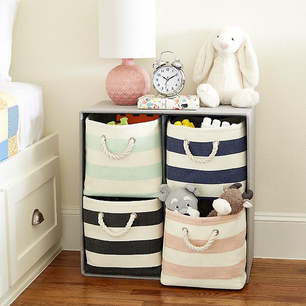 Poppin 2x2 Fabric Storage Cubby | The Container Store