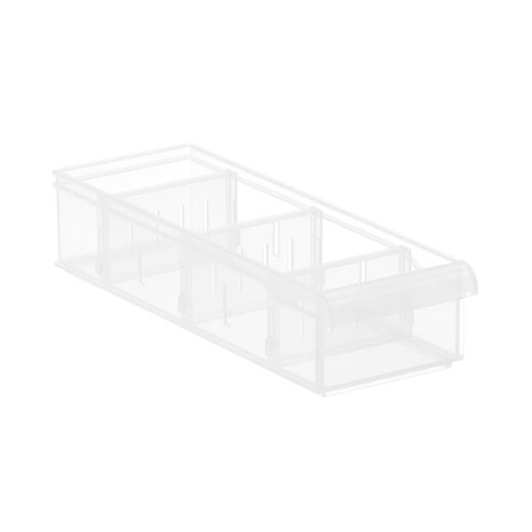 Clear Stackable Plastic Bins Drawer Organizers Starter Kit | The ...