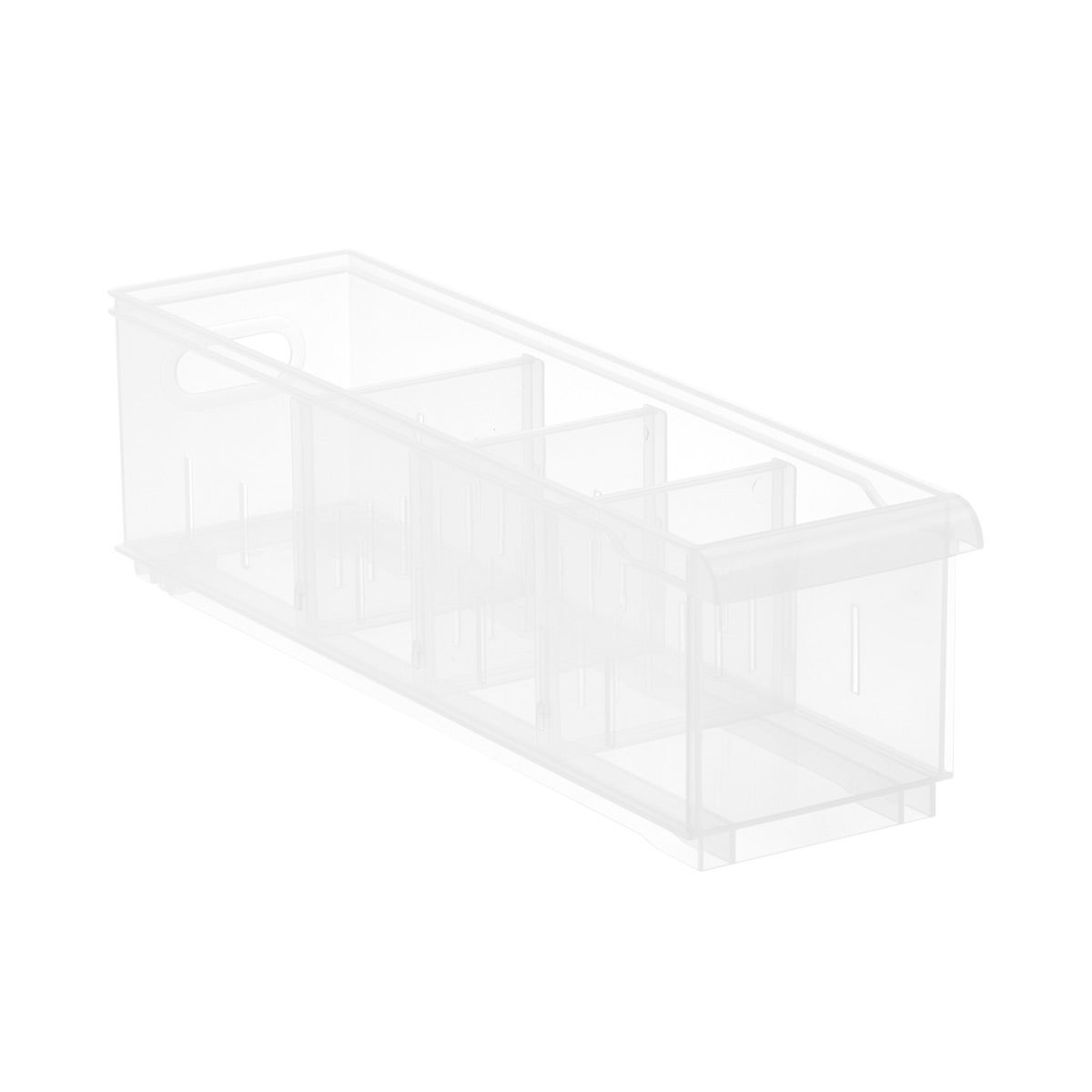Clear Plastic Stackable Storage Bins
