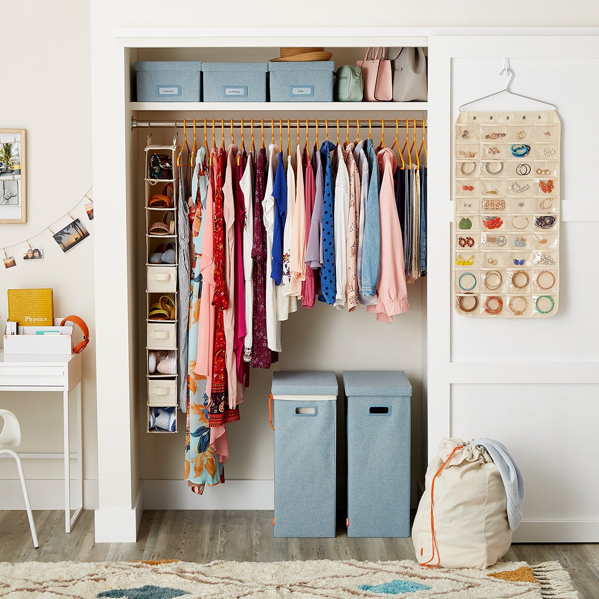 80-Pocket Hanging Jewelry Organizer