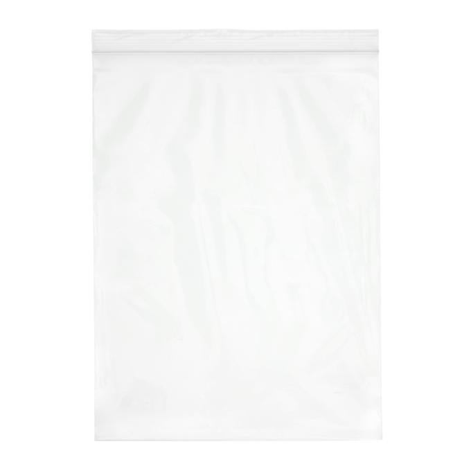 thumbnail image 2 of NOVEL 400 Pack Assorted Zip Seal Reclosable Plastic Bags - 2 Mil, 4 Sizes, White Block 2 of 6