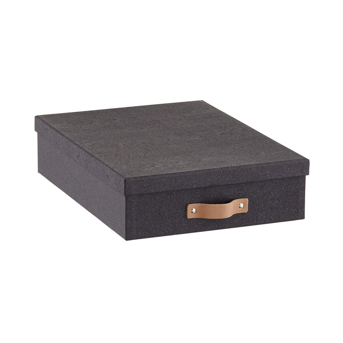 Bigso Woodgrain Letter Box Black