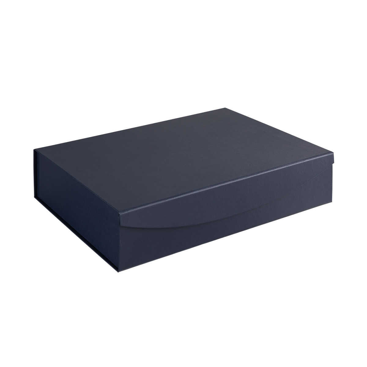 Collapsible Gift Box Leatherette Navy