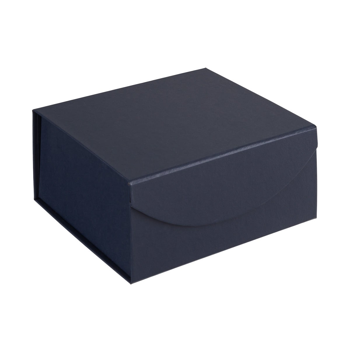 Navy Leatherette Collapsible Gift Boxes The Container Store