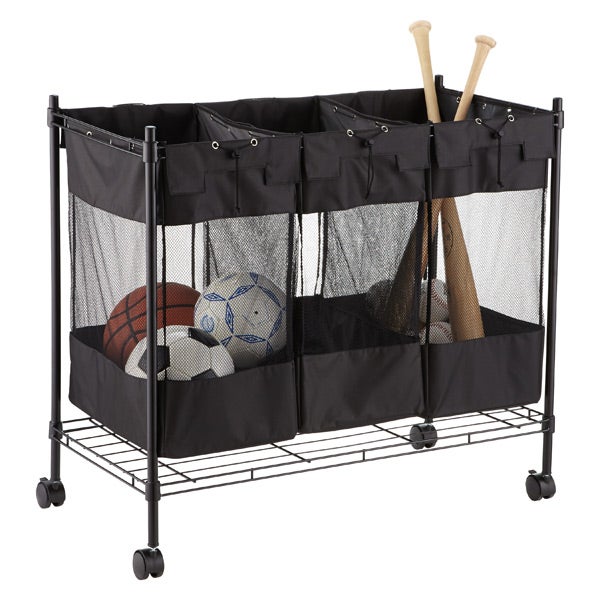 Heavy-Duty Triple Storage Bin
