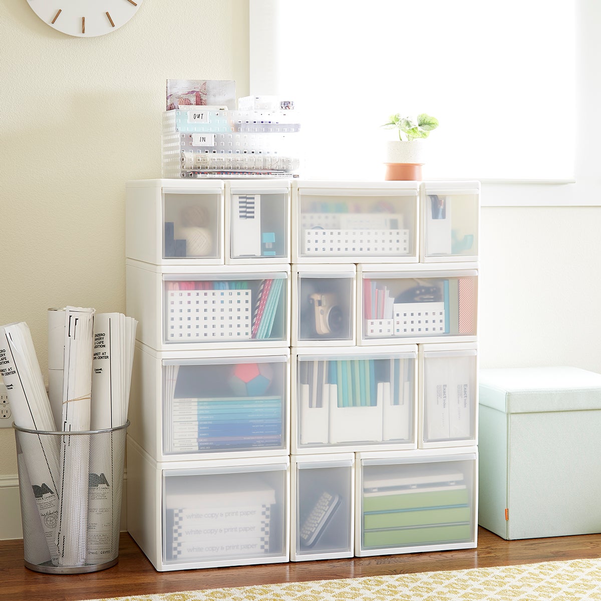 Like-it White Modular Drawers