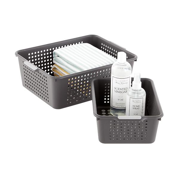 madesmart Charcoal Storage Baskets | The Container Store