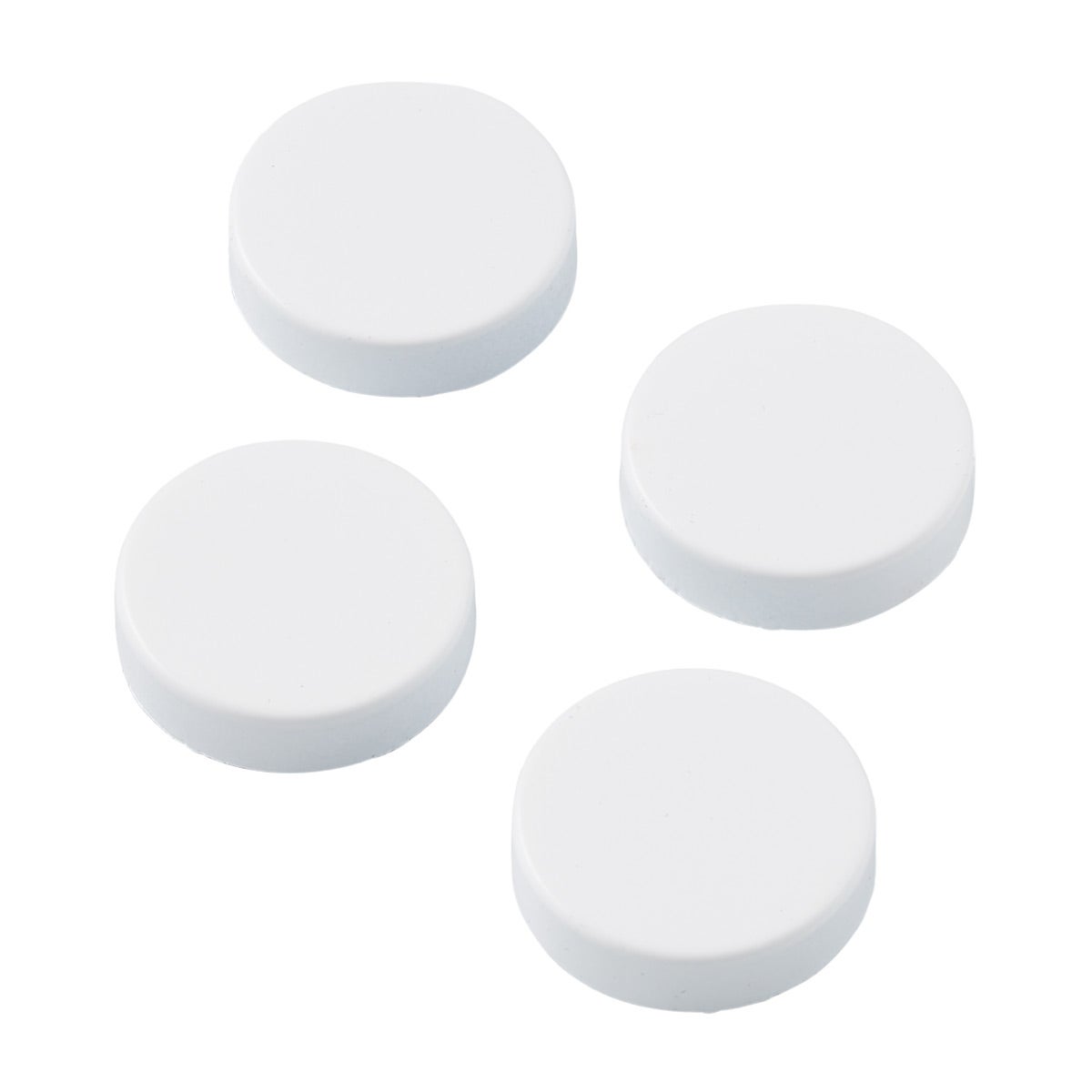ThreeByThree Seattle Small Snap! Strong Magnets White Pkg/4