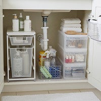 Under Sink Organizers Bathroom Cabinet Storage Organization