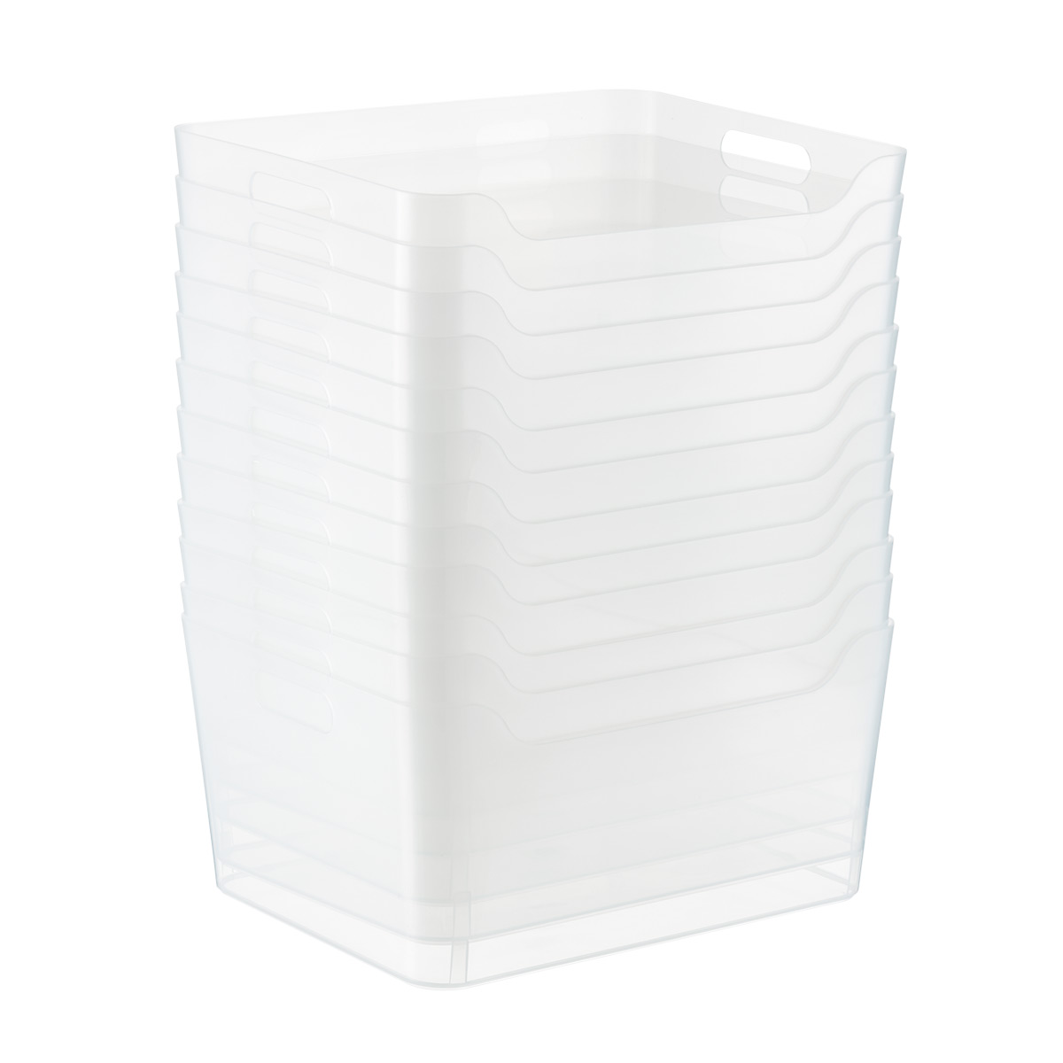 Plastic Storage Bins with Handles The Container Store