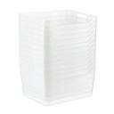 clear plastic storage bins with handles