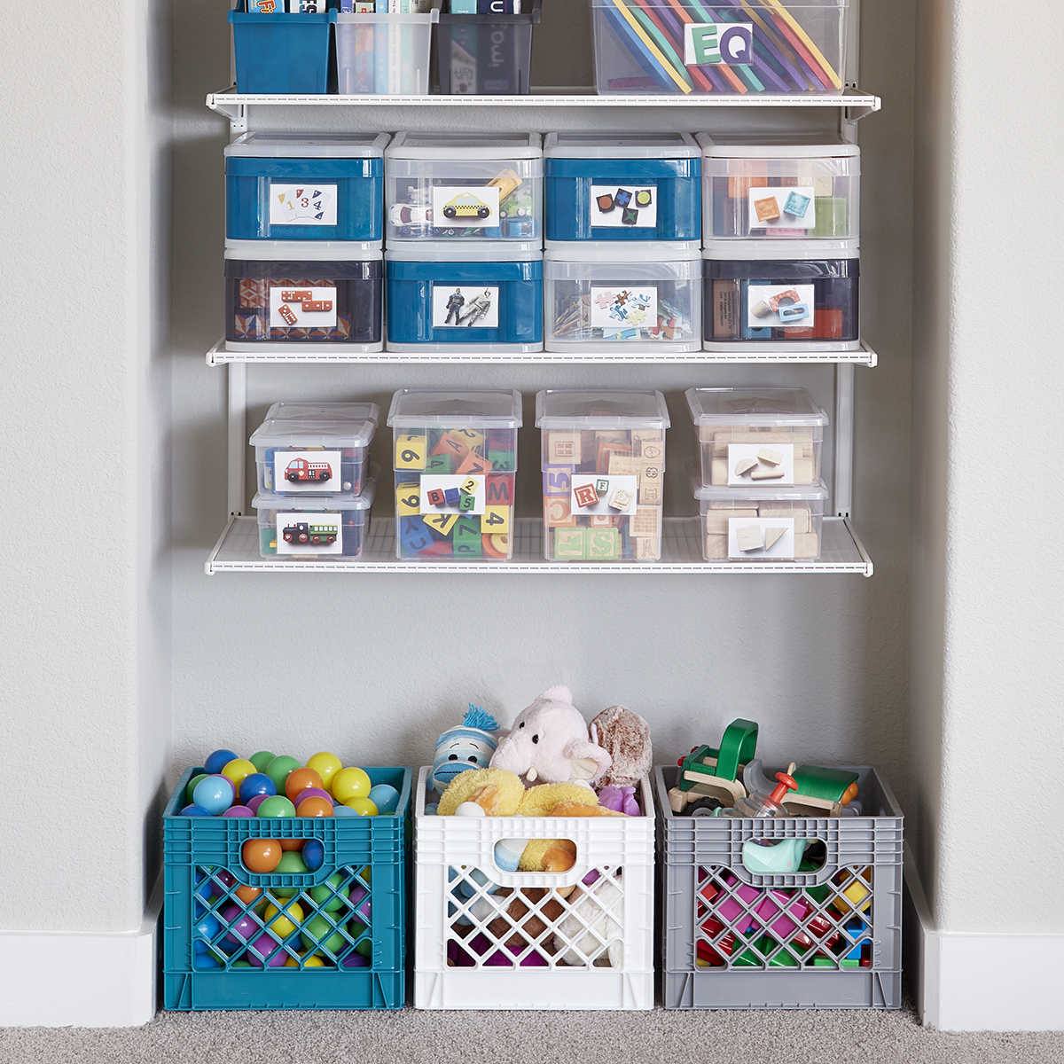 clear toy containers