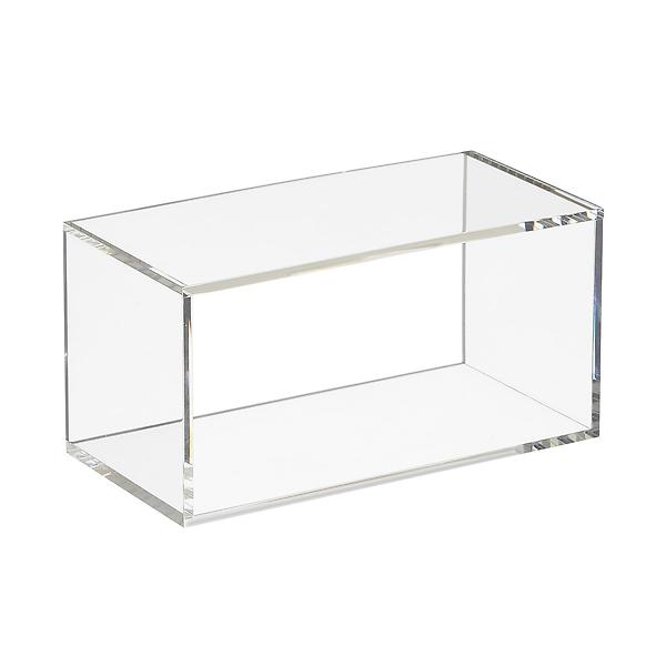 4-Section Acrylic Slanted Pen Organizer Clear, 1-3/4 x 3-3/8 x 6 H | The Container Store