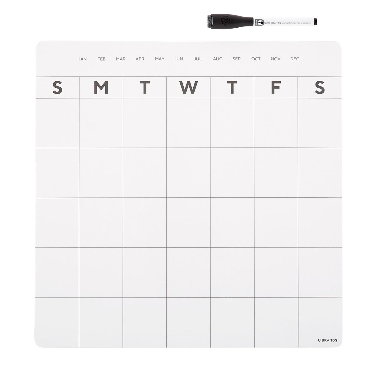 Magnetic Monthly Refrigerator Calendar The Container Store Magnetic Monthly Refrigerator Calendar The Container Store