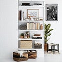 Elfa Décor 3' Bookshelf | The Container Store