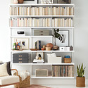 Elfa Décor 6' Bookshelf | The Container Store