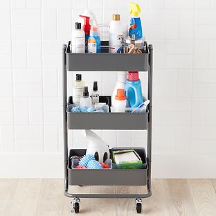Laundry & Cleaning Storage Cart Starter Kit