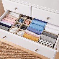 28 x 14 Grey Drawer Organization Starter Kit