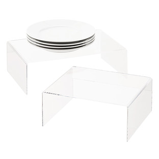 Small White Mesh Stackable Shelf The Container Store