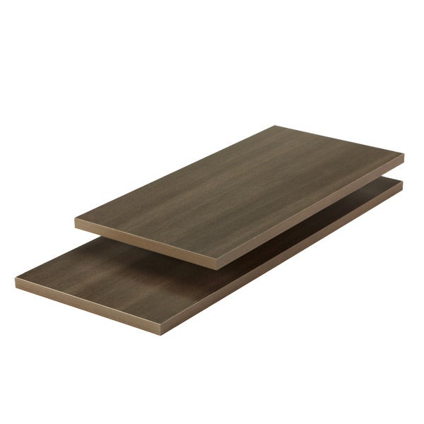 Driftwood Melamine Shelves