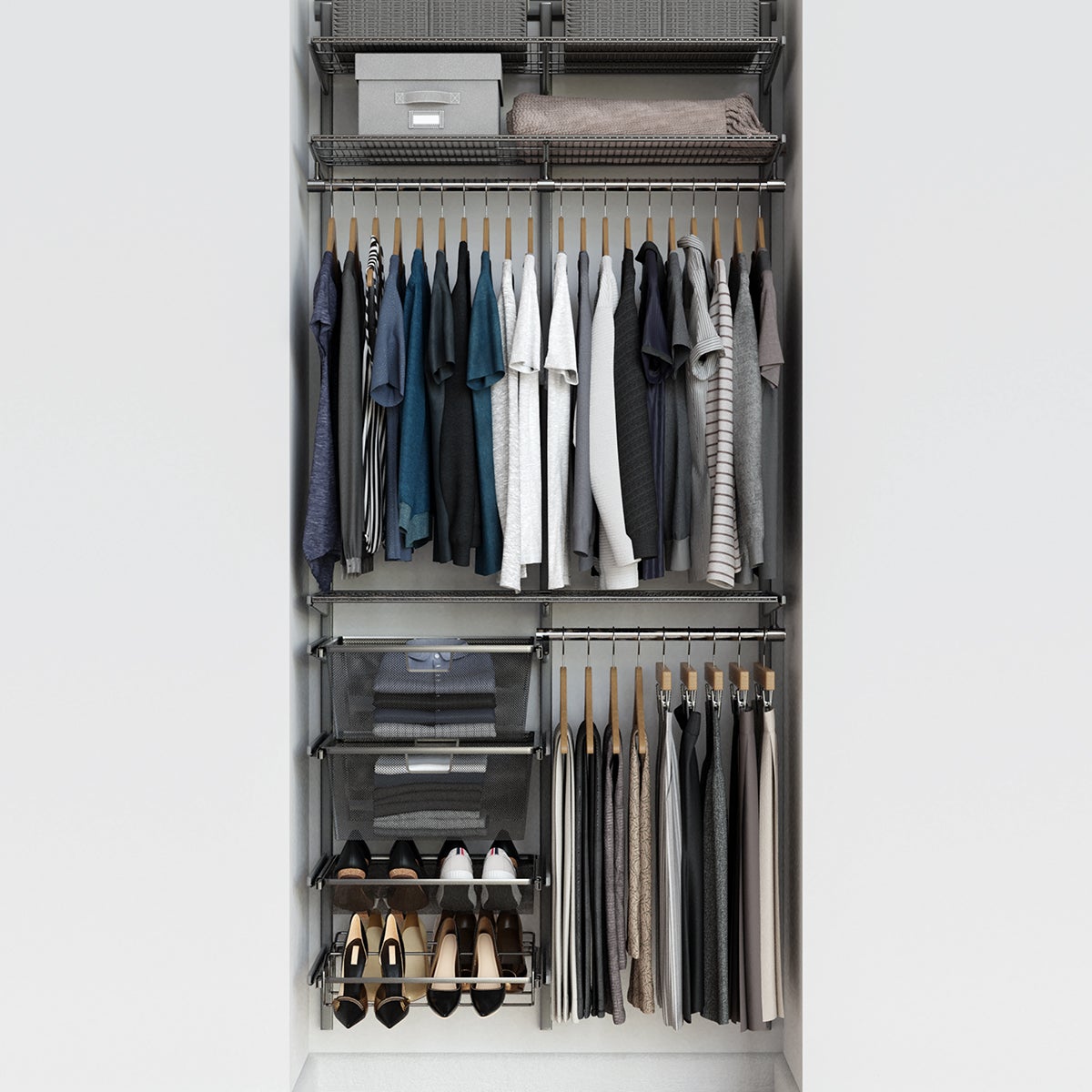 Metal Closet Shelving The Container Store