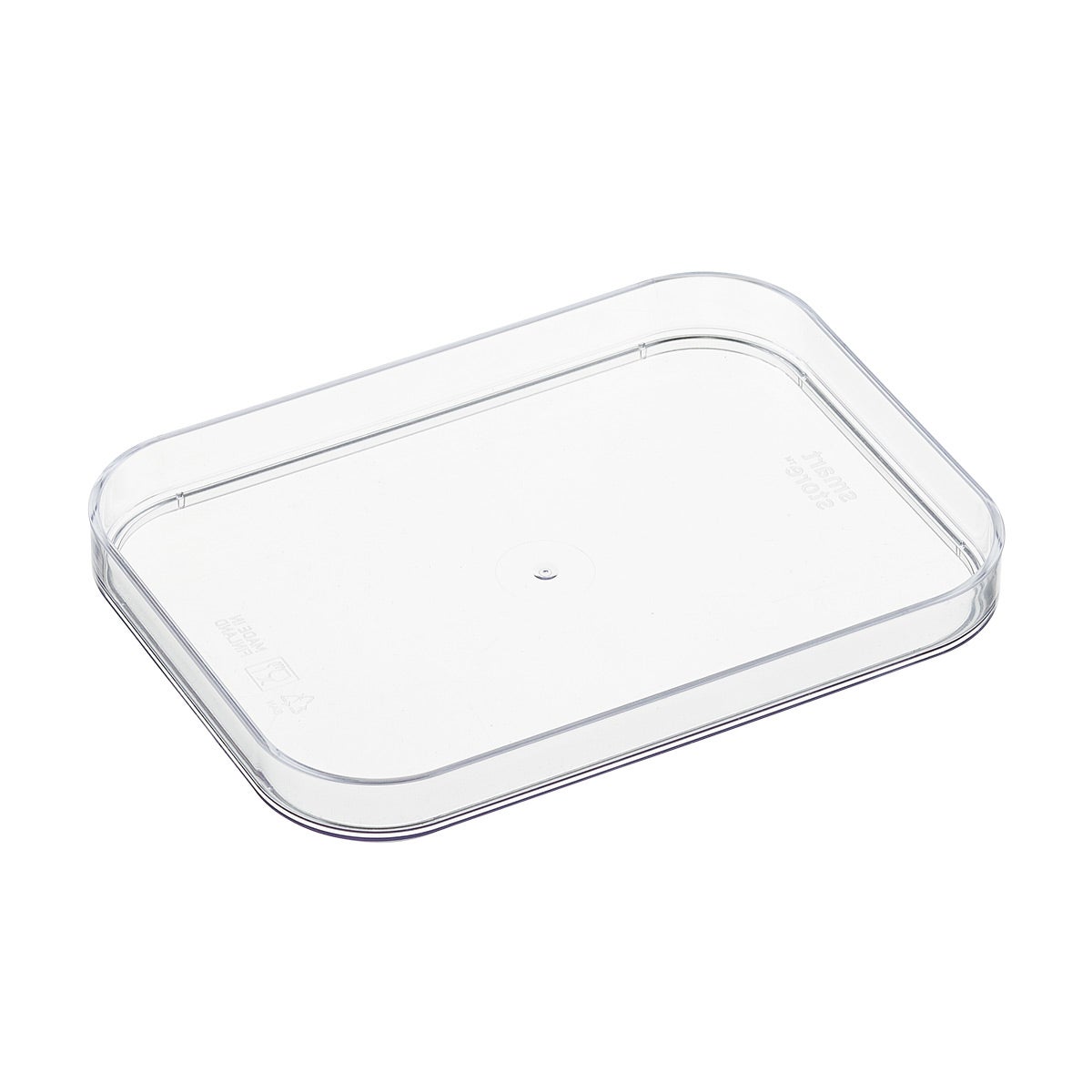SmartStore Small Compact Plastic Lid/Tray Clear