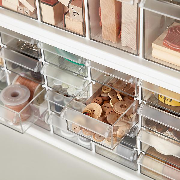 Stackable Craft Organizer Drawers The Container Store