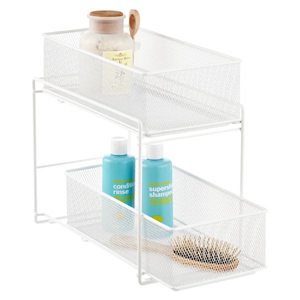 Under Sink Organizers Bathroom Cabinet Storage Organization The Container Store