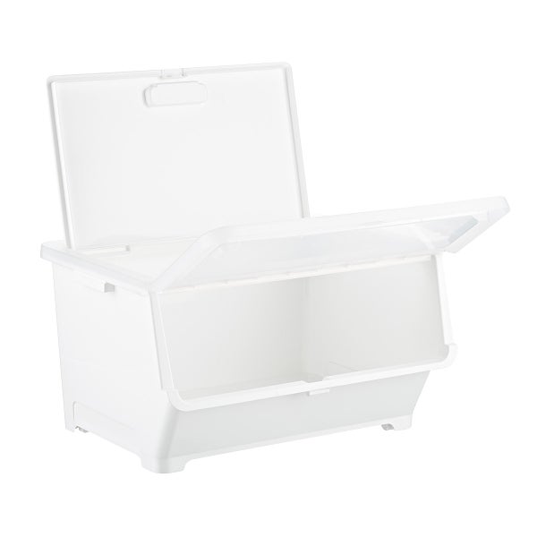 Picking Bin with Dual Open Lid The Container Store
