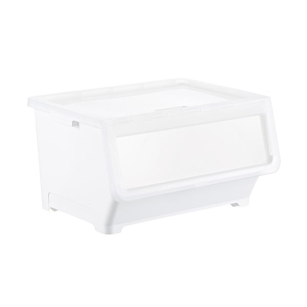 Picking Bin with Dual Open Lid The Container Store