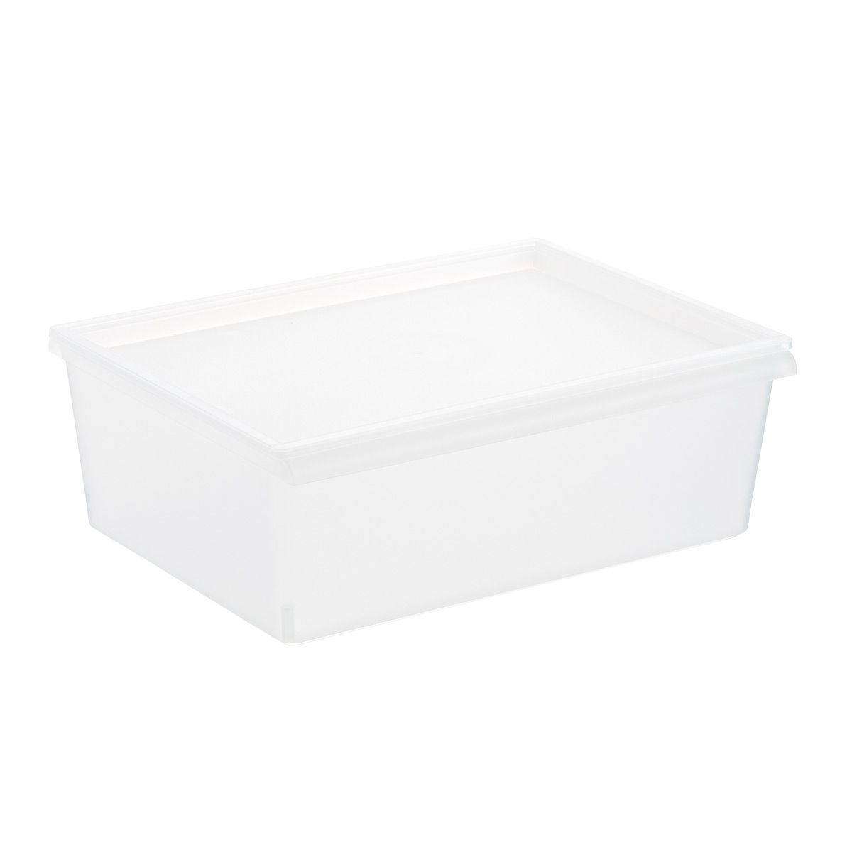 Clear Plastic Stacking Bins With Lids | The Container Store