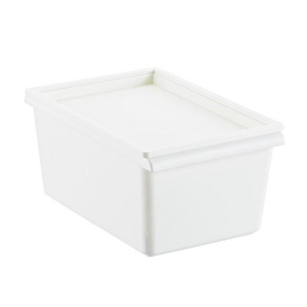 Plastic Stacking Bins with Lids The Container Store
